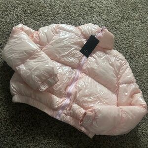Pink Kids Puffer Jacket